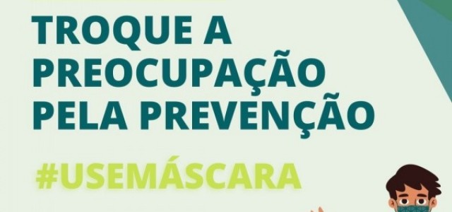 USE MÁSCARA QUANDO SAIR DE CASA