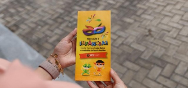 MPC/RR lança campanha contra trabalho infantil no Carnaval 2023